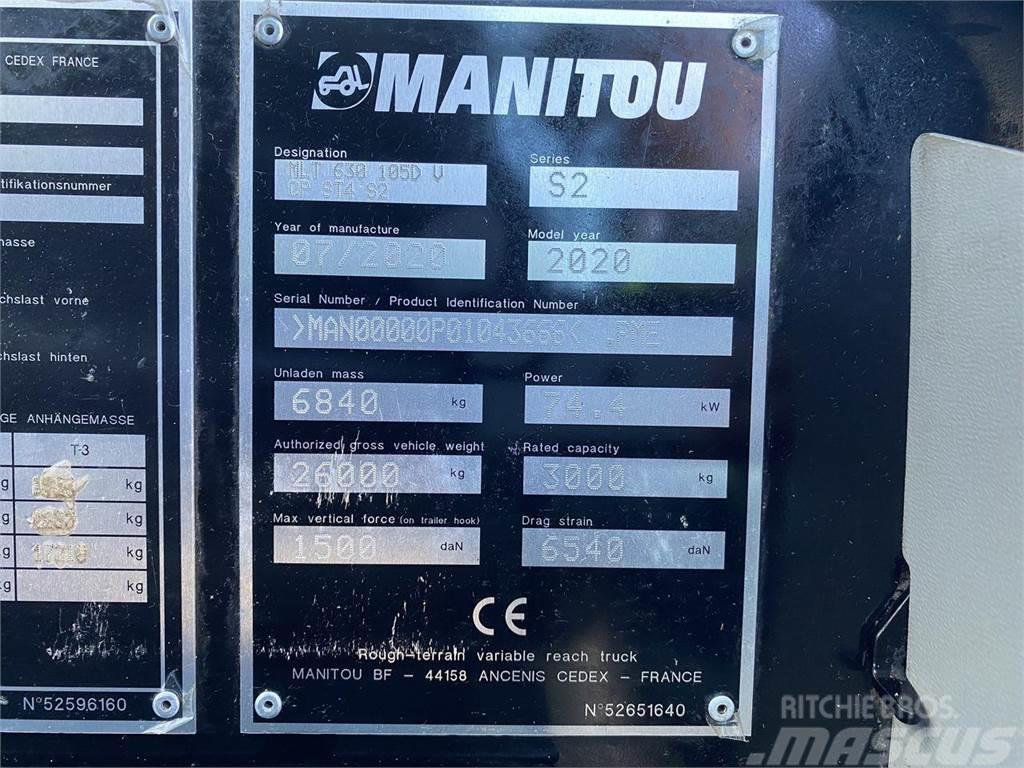 Manitou MLT630-105V CP ELITE Teleskoplastere for Landbruk