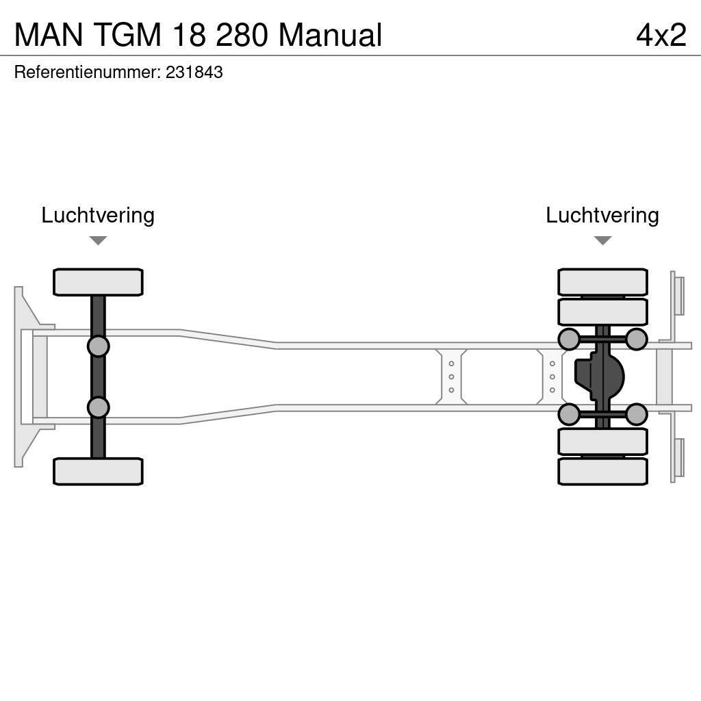 MAN TGM 18 280 Manual Kabelløft lastebiler