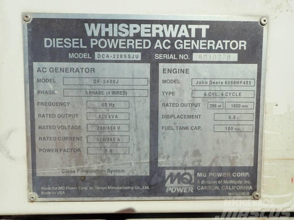 MultiQuip DCA220SSJU Diesel Generatorer