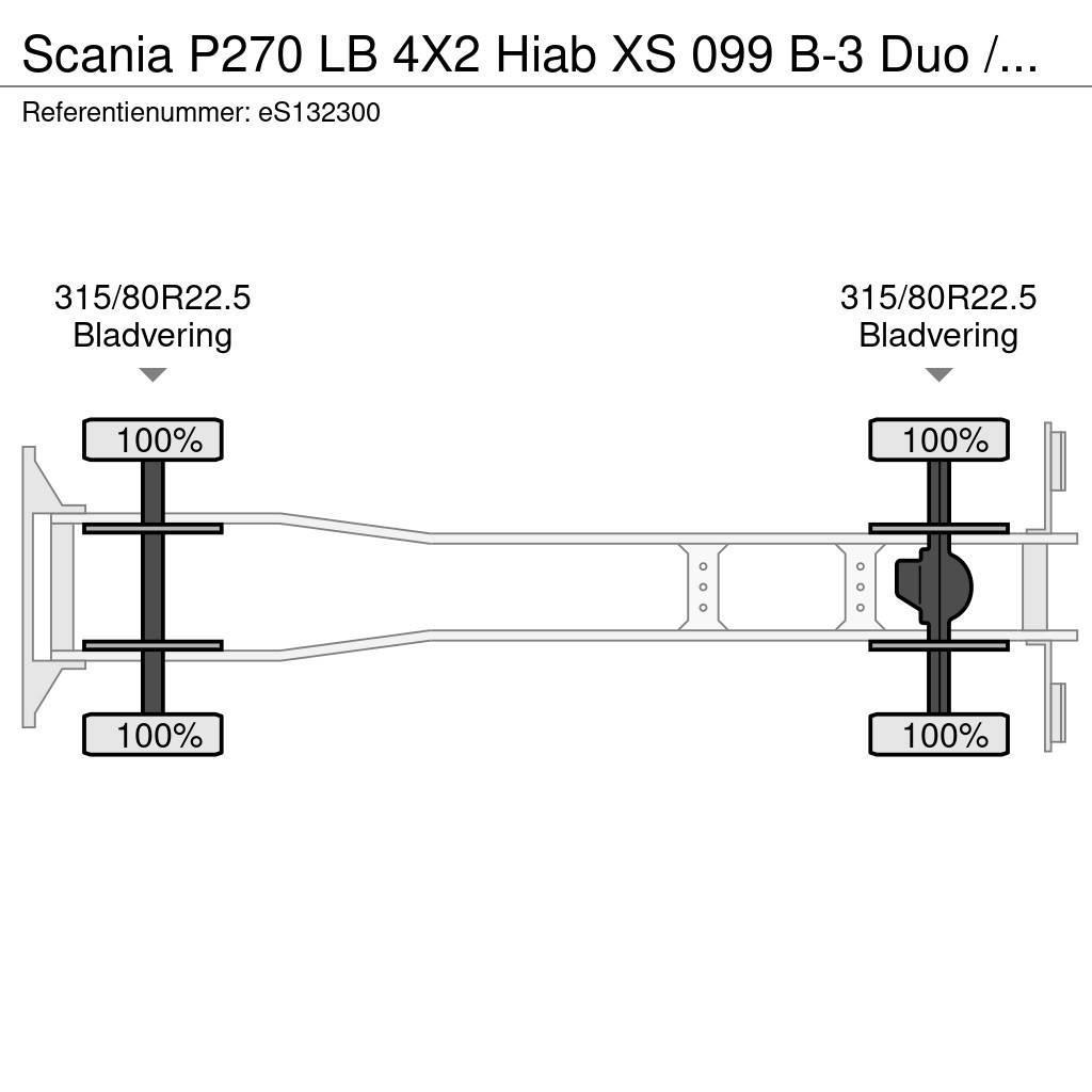 Scania P270 LB 4X2 Hiab XS 099 B-3 Duo / NEW/UNUSED Allterreng kraner