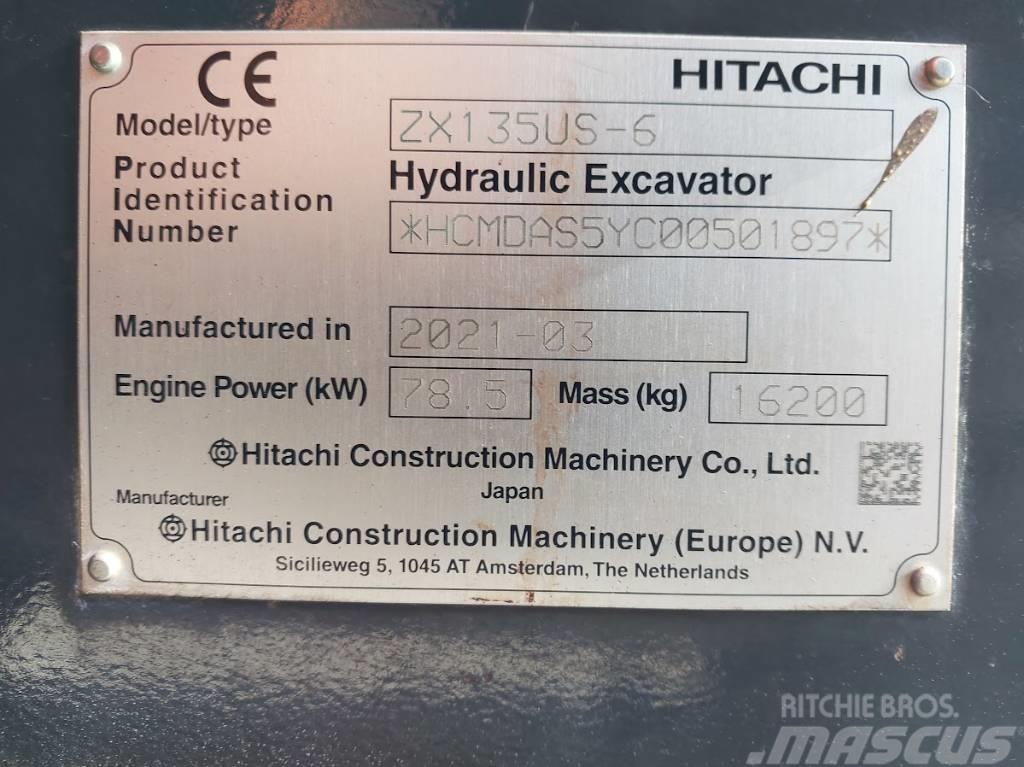 Hitachi ZX 135 US-6 Beltegraver