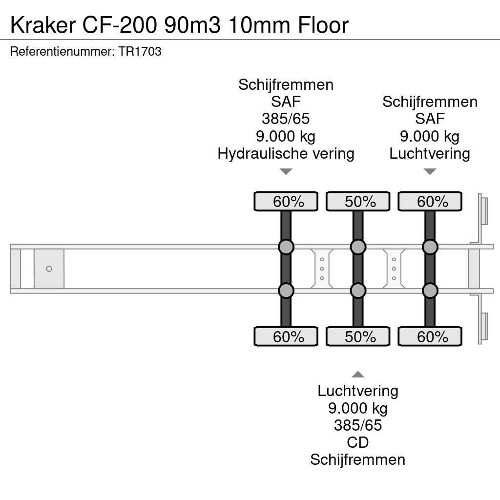 Kraker CF-200 90m3 10mm Floor Walking floor - semi