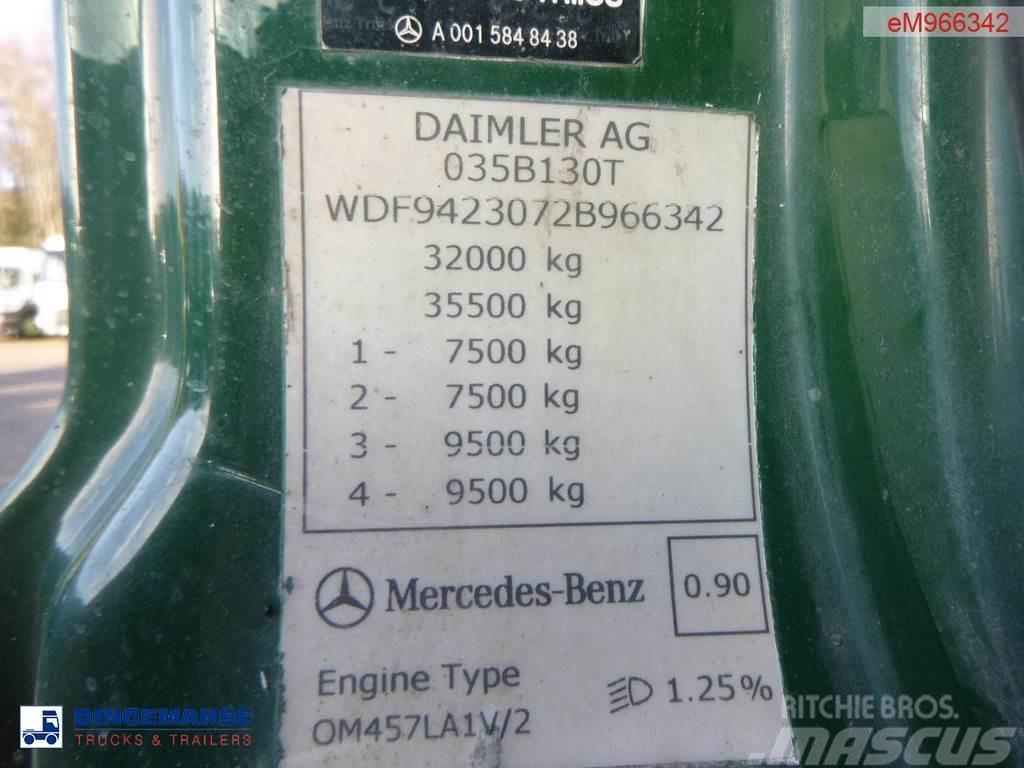 Mercedes-Benz Axor 3236 8x4 RHD tipper + Hiab 1283 DK-2 Duo Tippbil