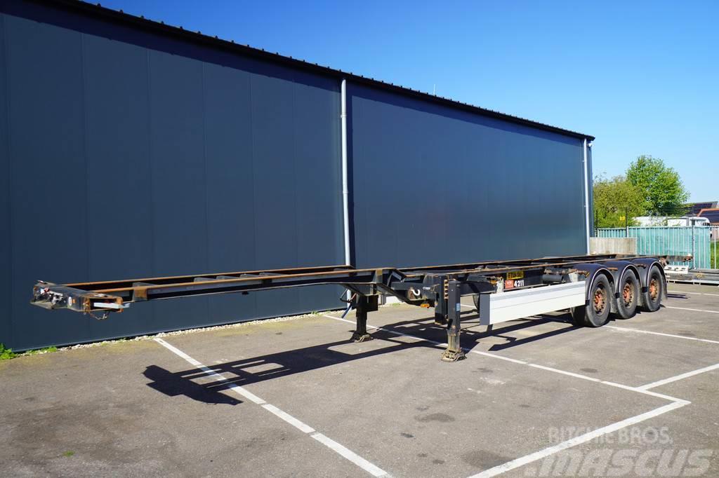Pacton 3 AXLE 45FT CONTAINER TRANSPORT TRAILER Containerchassis Semitrailere
