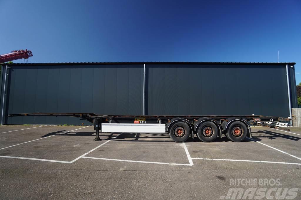Pacton 3 AXLE 45FT CONTAINER TRANSPORT TRAILER Containerchassis Semitrailere
