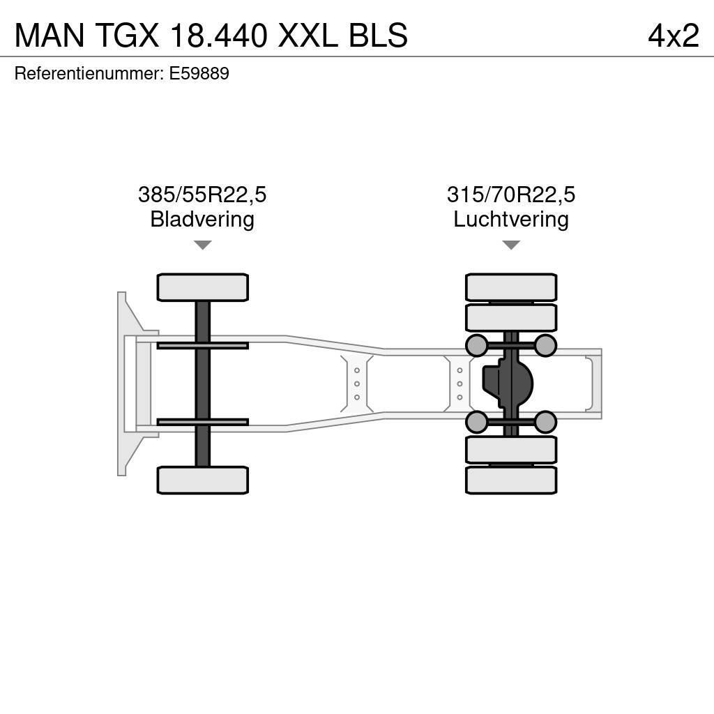 MAN TGX 18.440 XXL BLS Trekkvogner