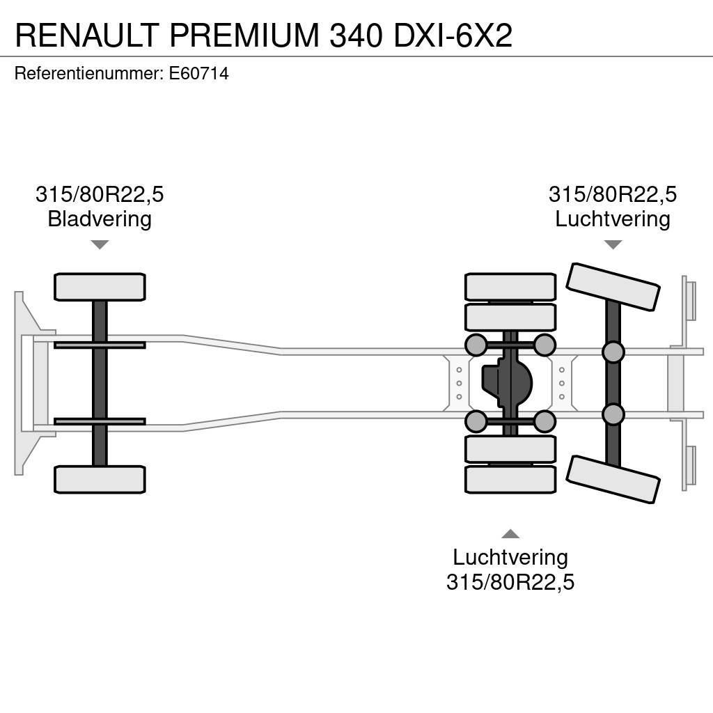 Renault PREMIUM 340 DXI-6X2 Skapbiler