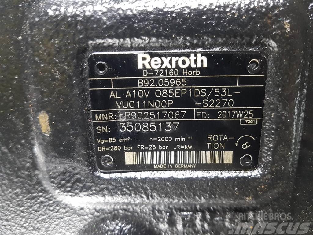 Rexroth ALA10VO85EP1DS/53L - Load sensing pump Hydraulikk