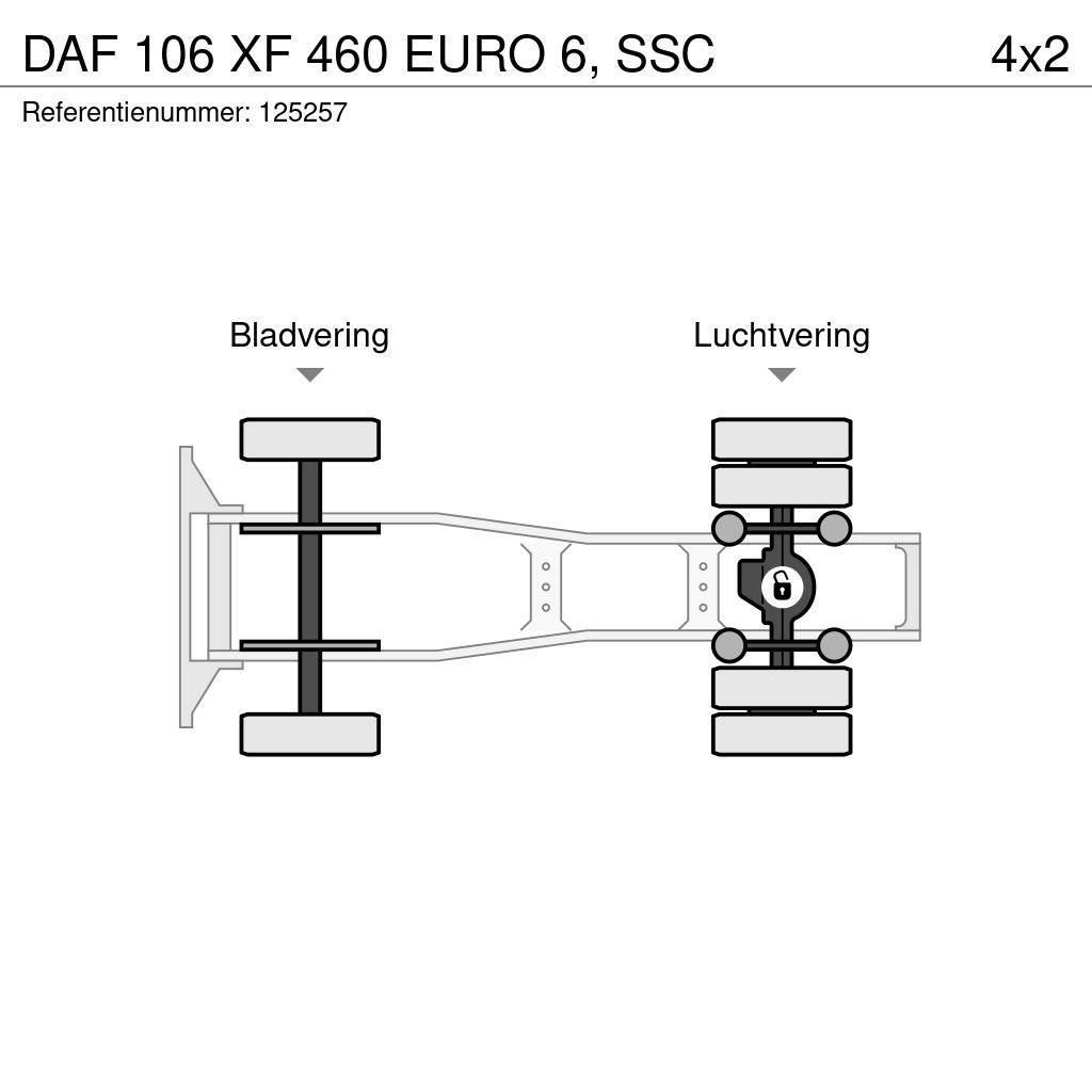 DAF 106 XF 460 EURO 6, SSC Tractor Units