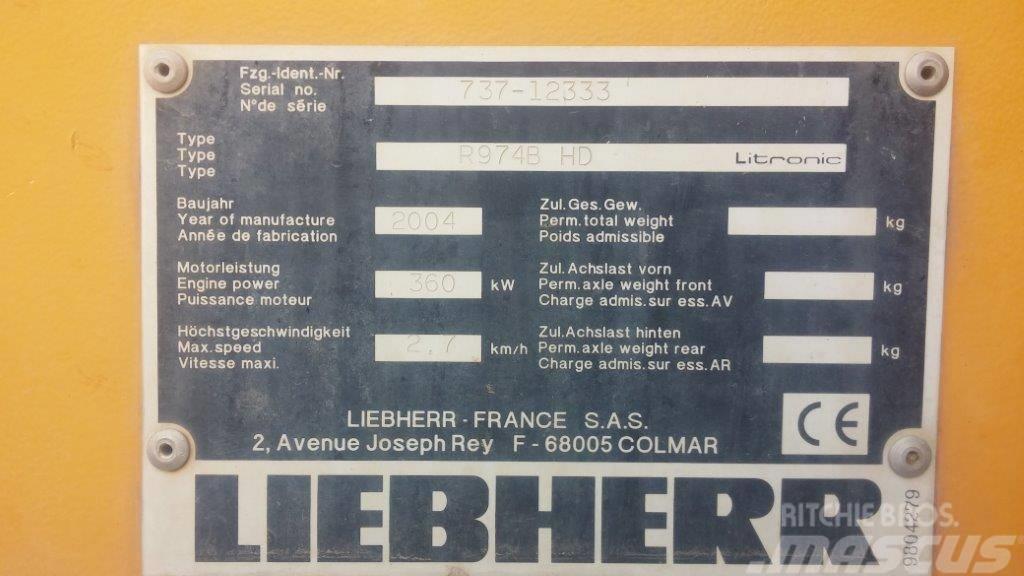Liebherr R 974 B HD Beltegraver