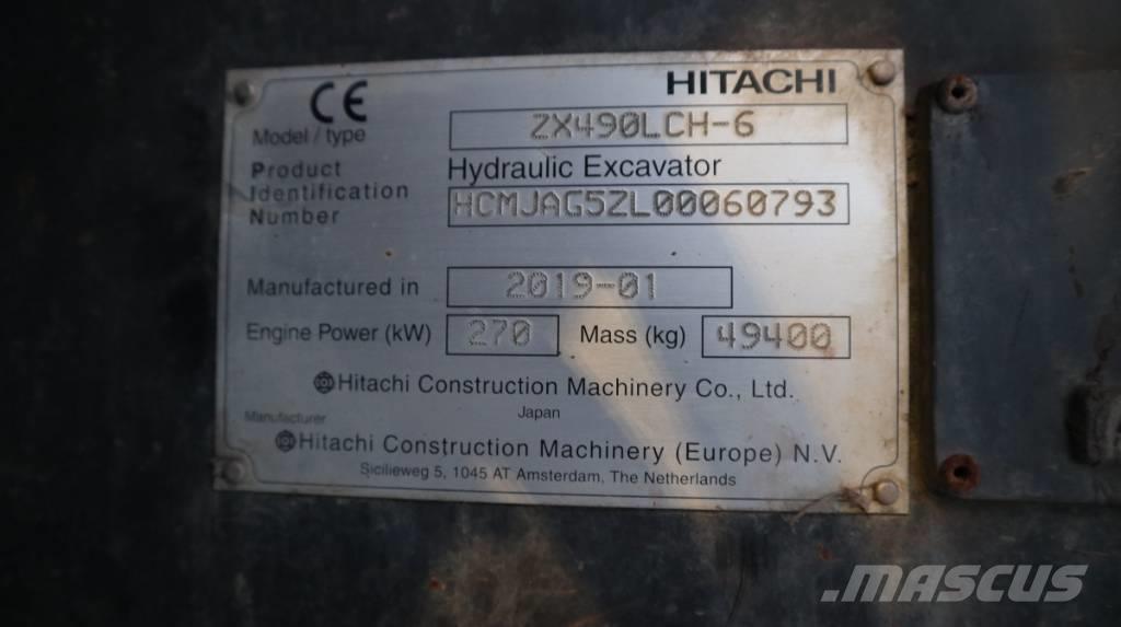 Hitachi ZX 490 LC H-6 Beltegraver