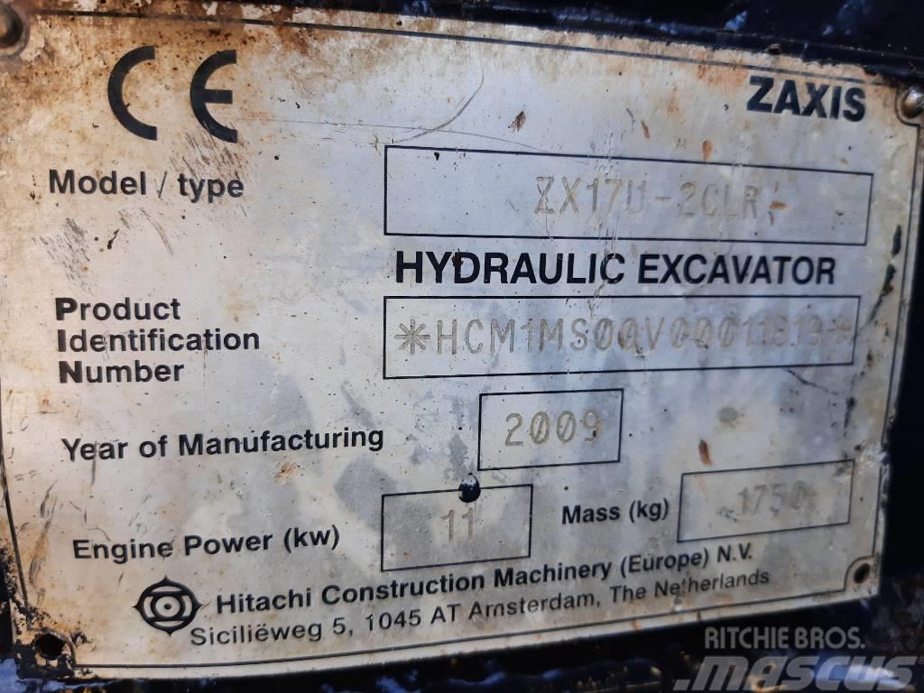 Hitachi ZX17U-2CLR Mini excavators < 7t (Mini diggers)