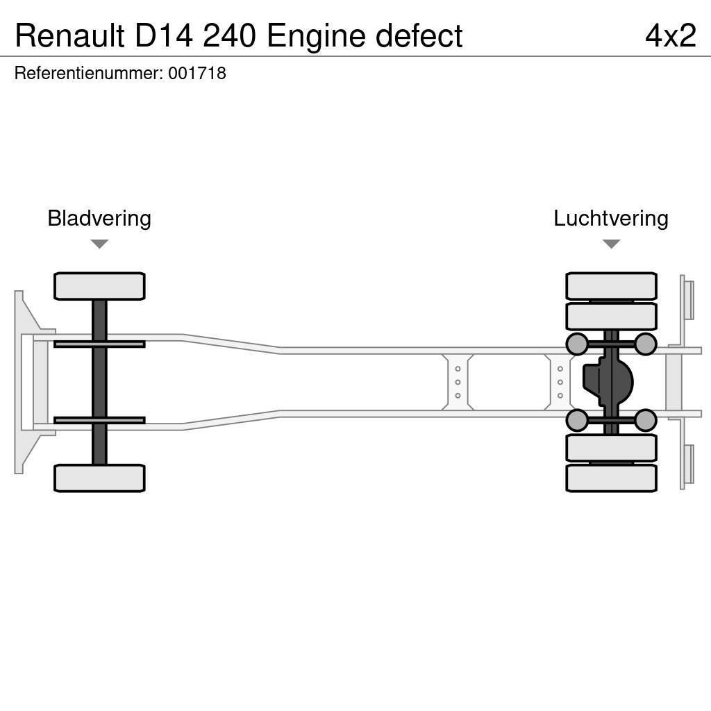 Renault D14 240 Engine defect Skapbiler