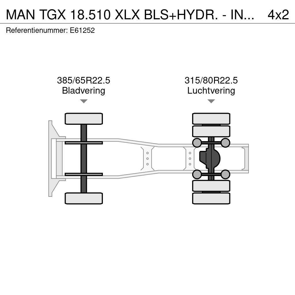 MAN TGX 18.510 XLX BLS+HYDR. - INTARDER Trekkvogner
