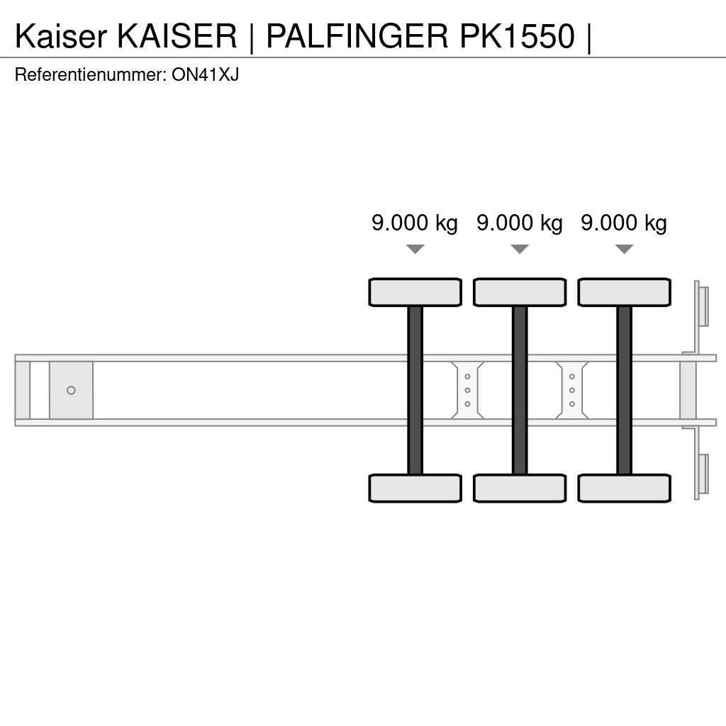 Kaiser | PALFINGER  PK1550 | Planhengere semi