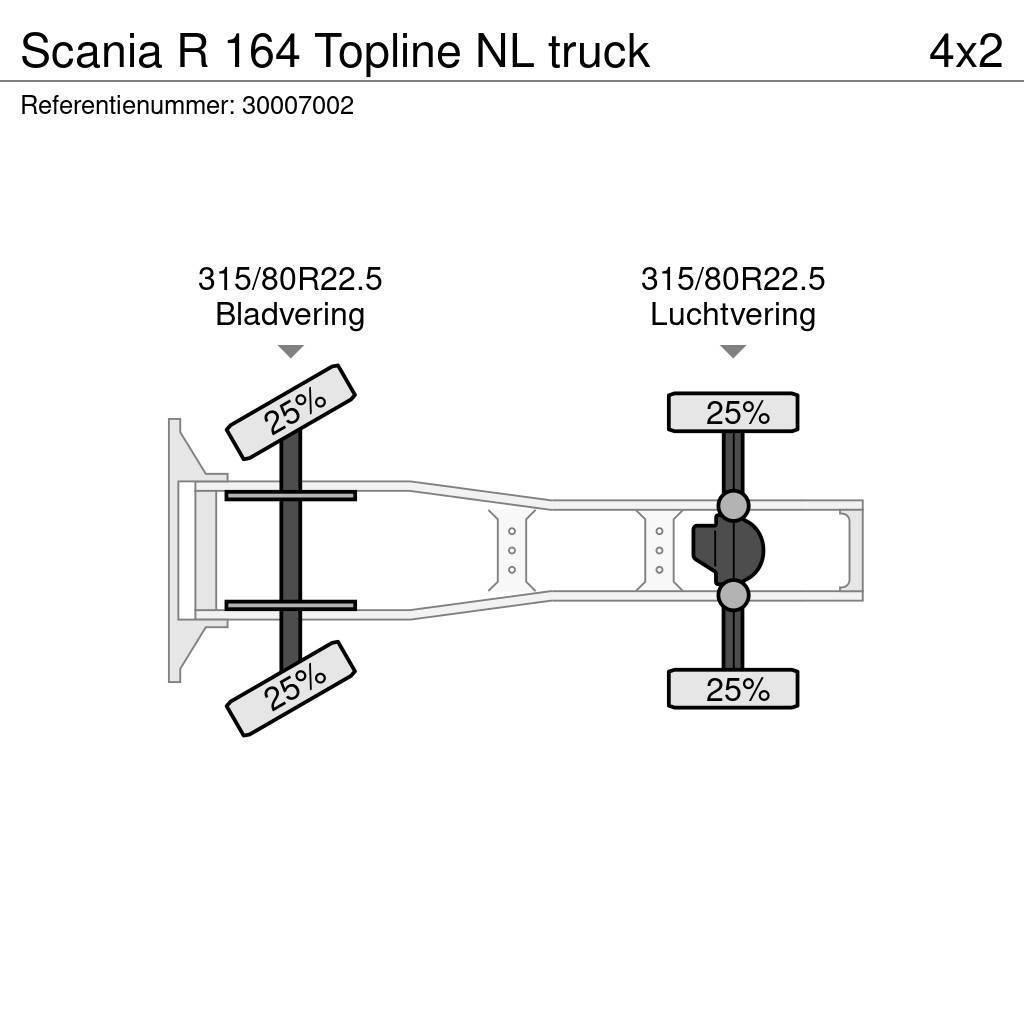 Scania R 164 Topline NL truck Trekkvogner