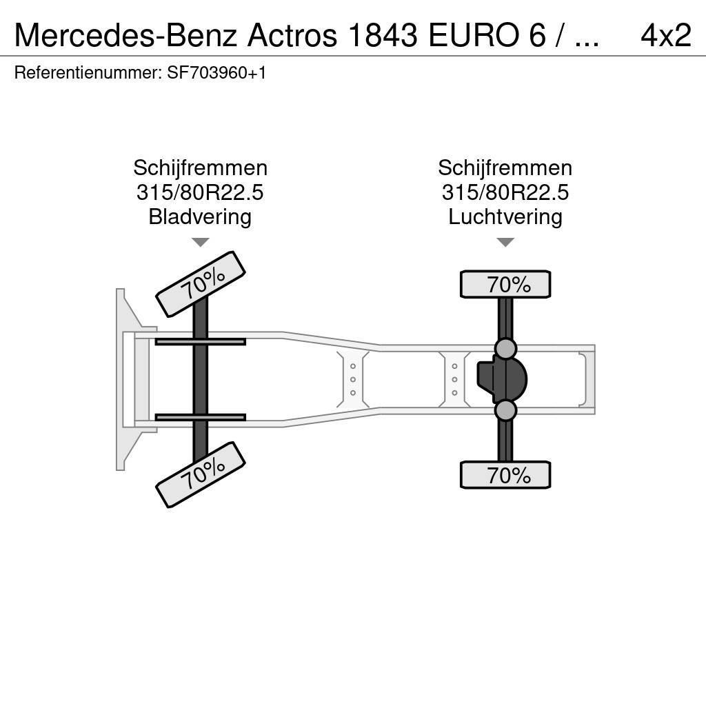 Mercedes-Benz Actros 1843 EURO 6 / PTO Trekkvogner