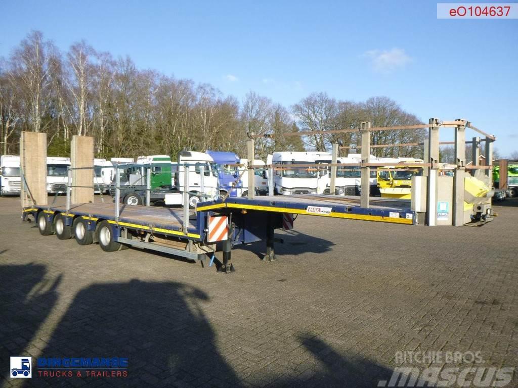 Faymonville 4-axle semi-lowbed trailer 60 t + ramps Brønnhenger semi