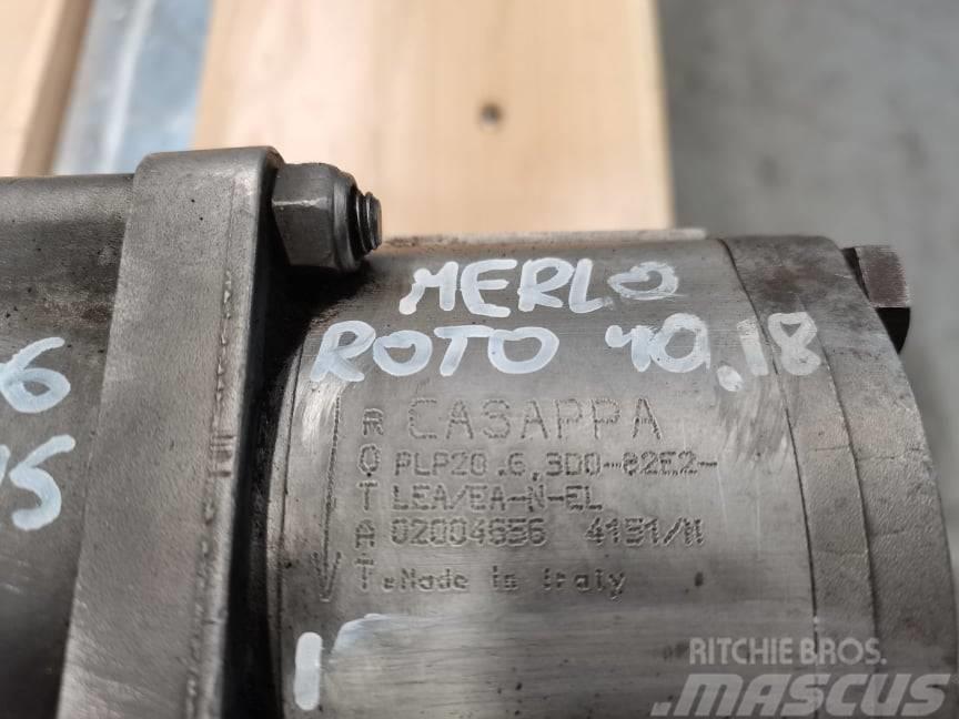 Merlo 40.18 Roto {steering pump which helps Casappa} Motorer