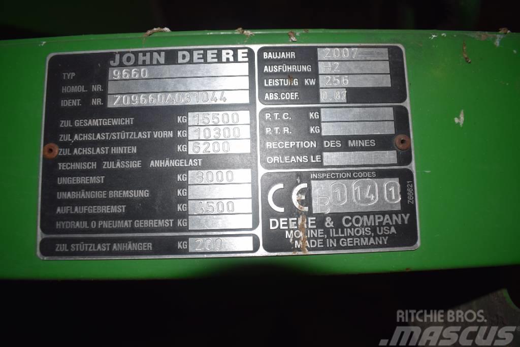 John Deere WTS 9660 i 4WD Skurtreskere