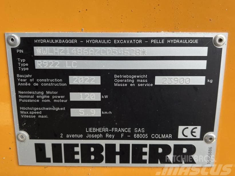 Liebherr R922 LC Beltegraver