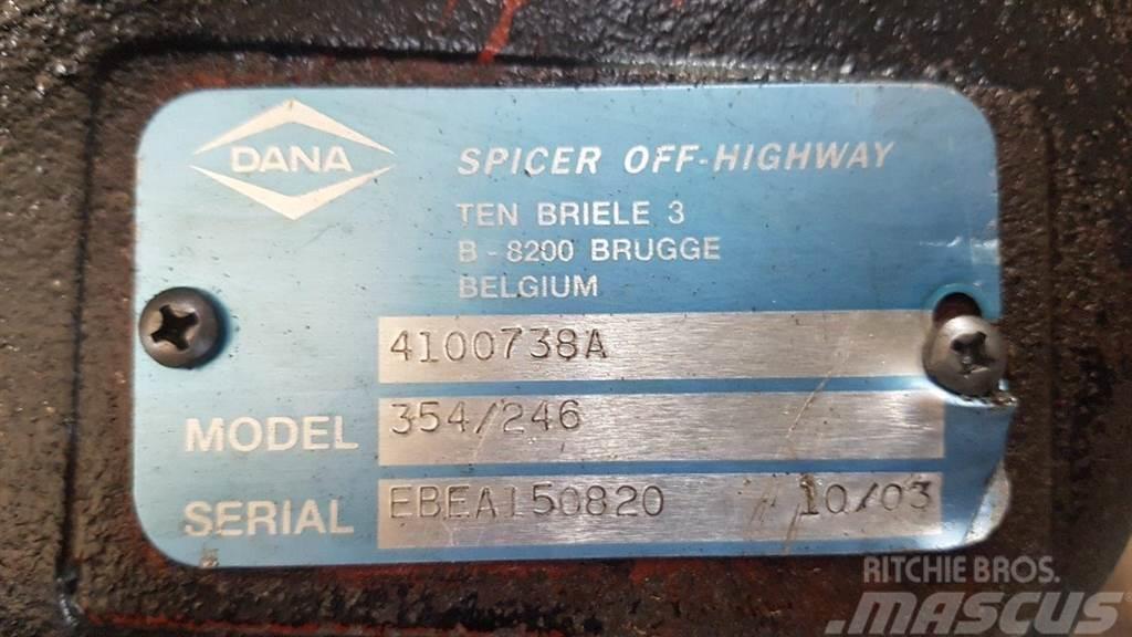 Dana Spicer 354 / 246 - Ahlmann AZ 150 - Transmiss Girkasse