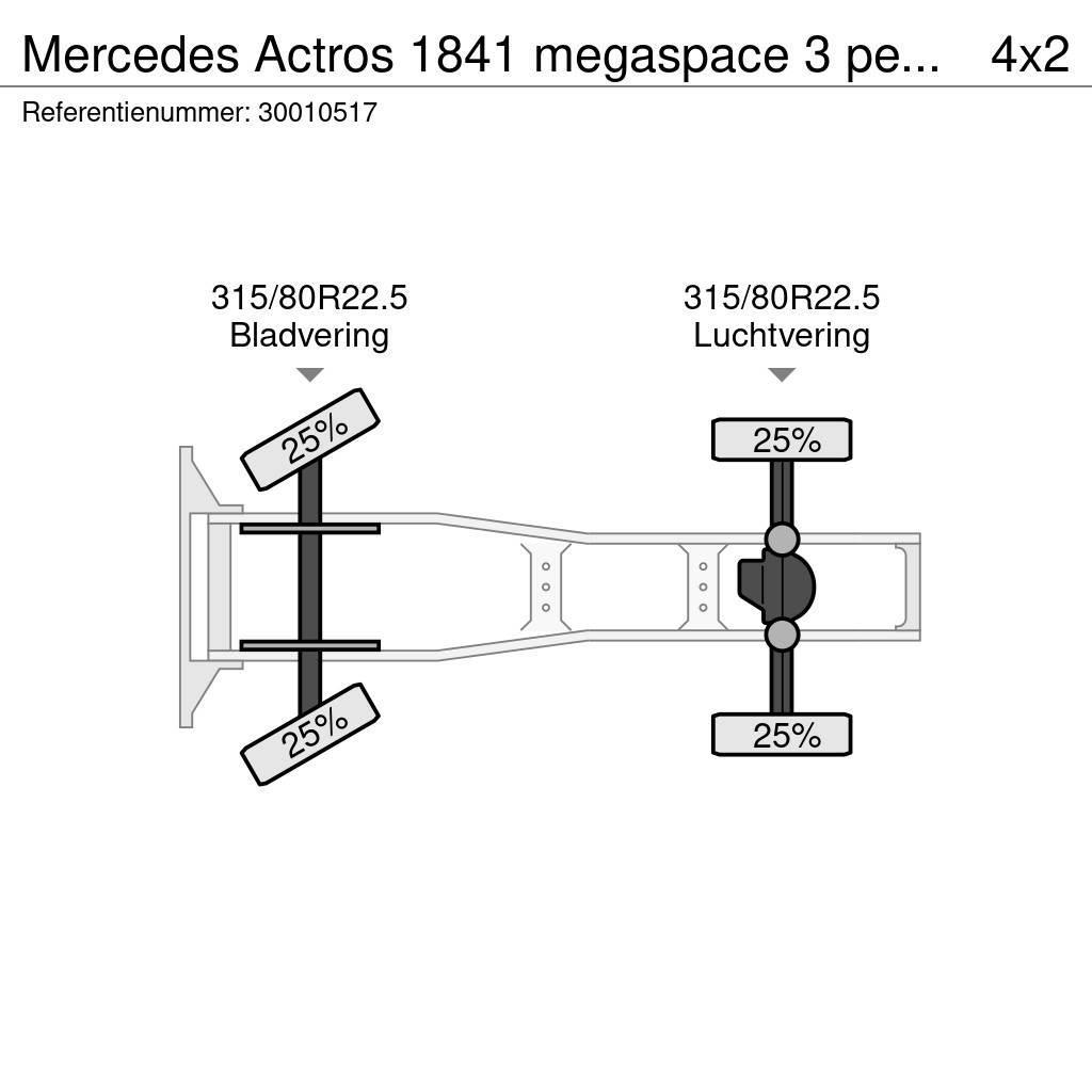 Mercedes-Benz Actros 1841 megaspace 3 pedals Trekkvogner