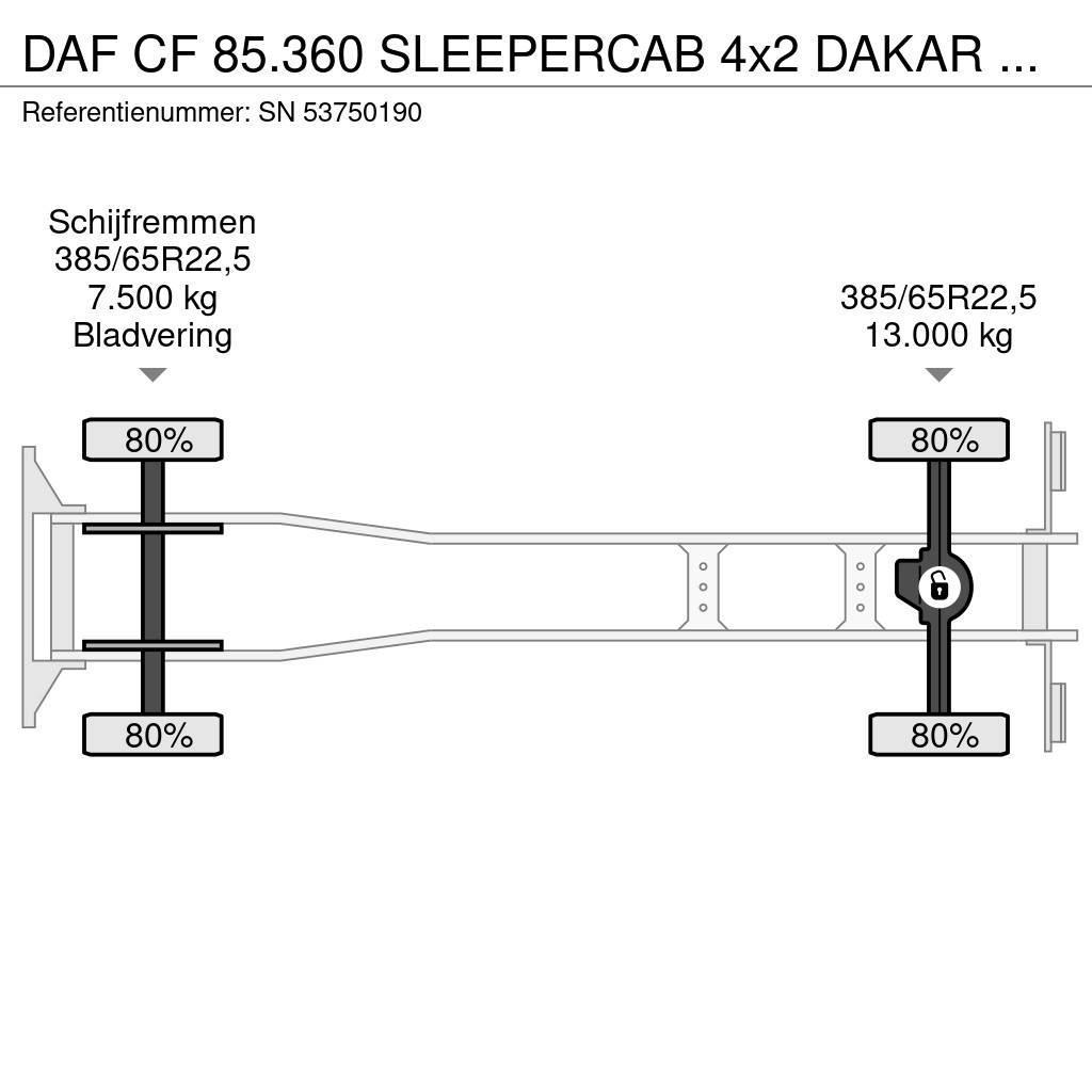 DAF CF 85.360 SLEEPERCAB 4x2 DAKAR EDUCATION TRUCK (ZF Skapbiler