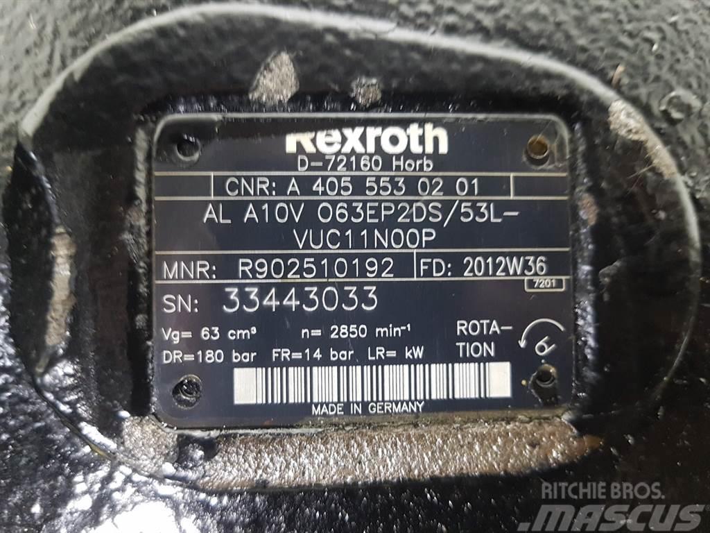 Rexroth ALA10VO63EP2DS/53L - Load sensing pump Hydraulikk
