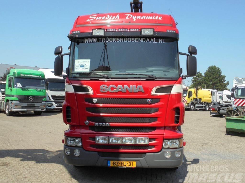 Scania R730 V8 + Euro 5 + Loglift 115Z + 6X4 + DISCOUNTED Allterreng kraner