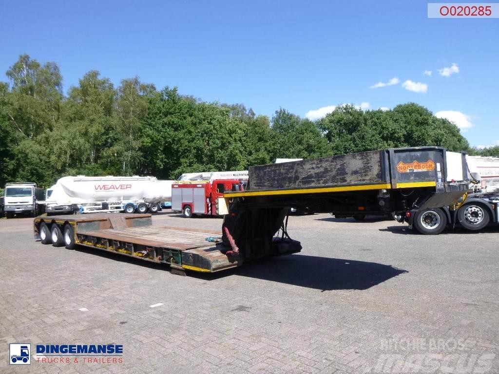 Nooteboom 3-axle lowbed trailer 33 t / extendable 8.5 m Brønnhenger semi
