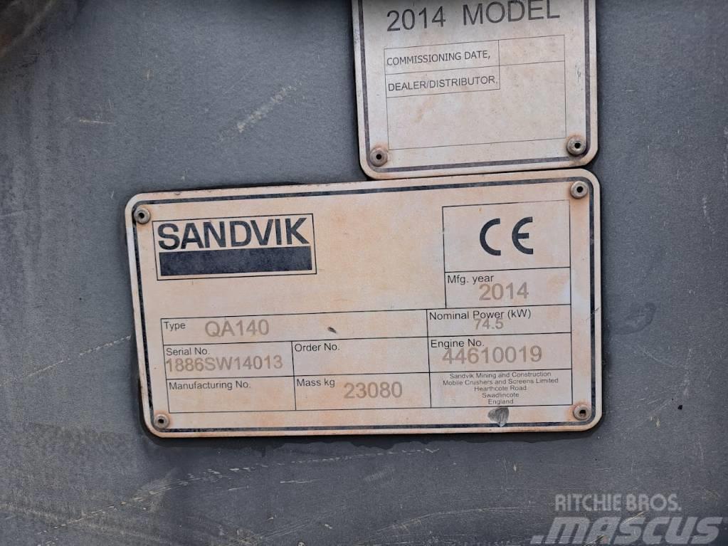 Sandvik QA 140 Mobile sikteverk