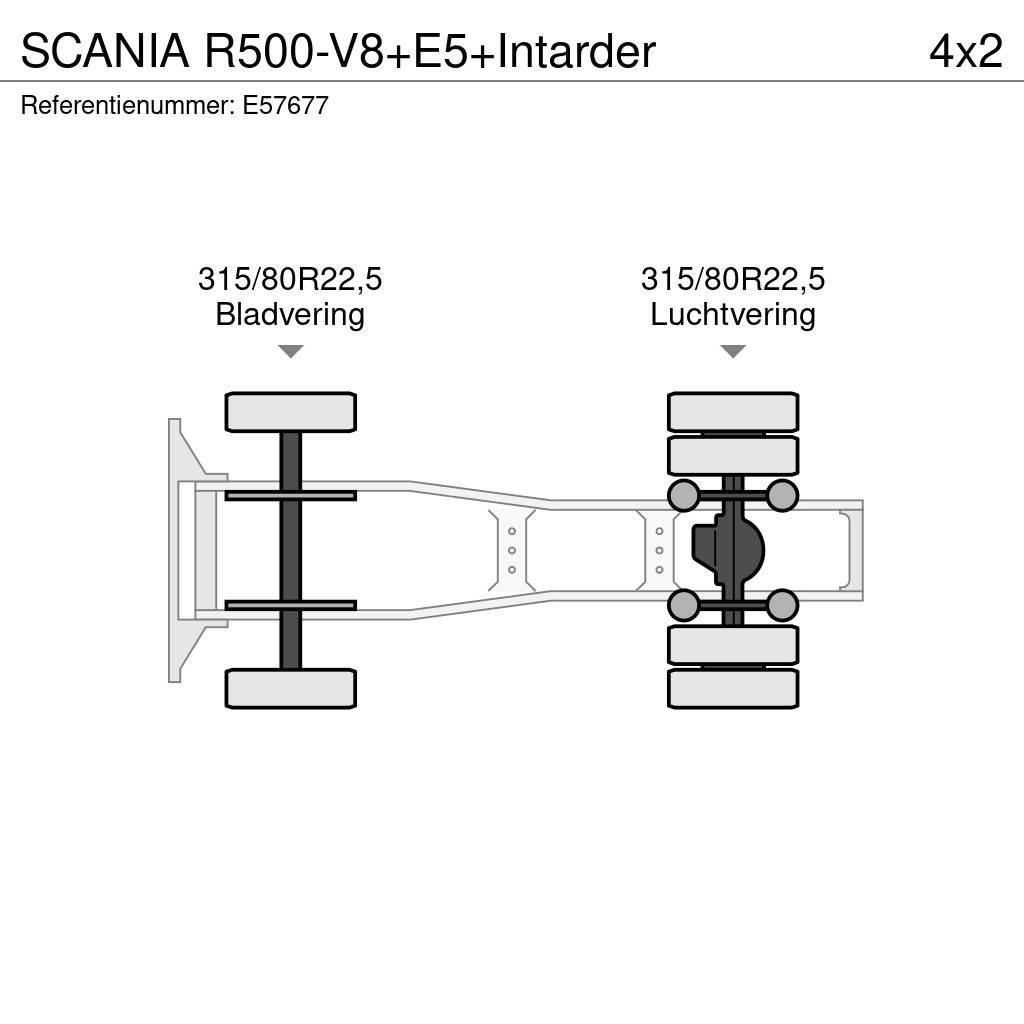 Scania R500-V8+E5+Intarder Trekkvogner