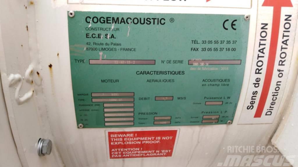  COGEMACOUSTIC T2-63.15 tunnel ventilator Annet gruveutstyr