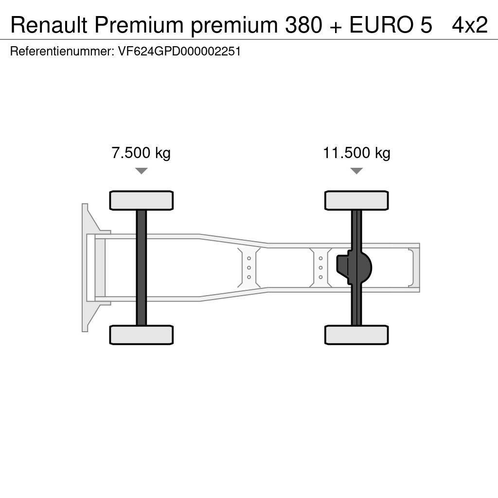 Renault Premium premium 380 + EURO 5 Trekkvogner