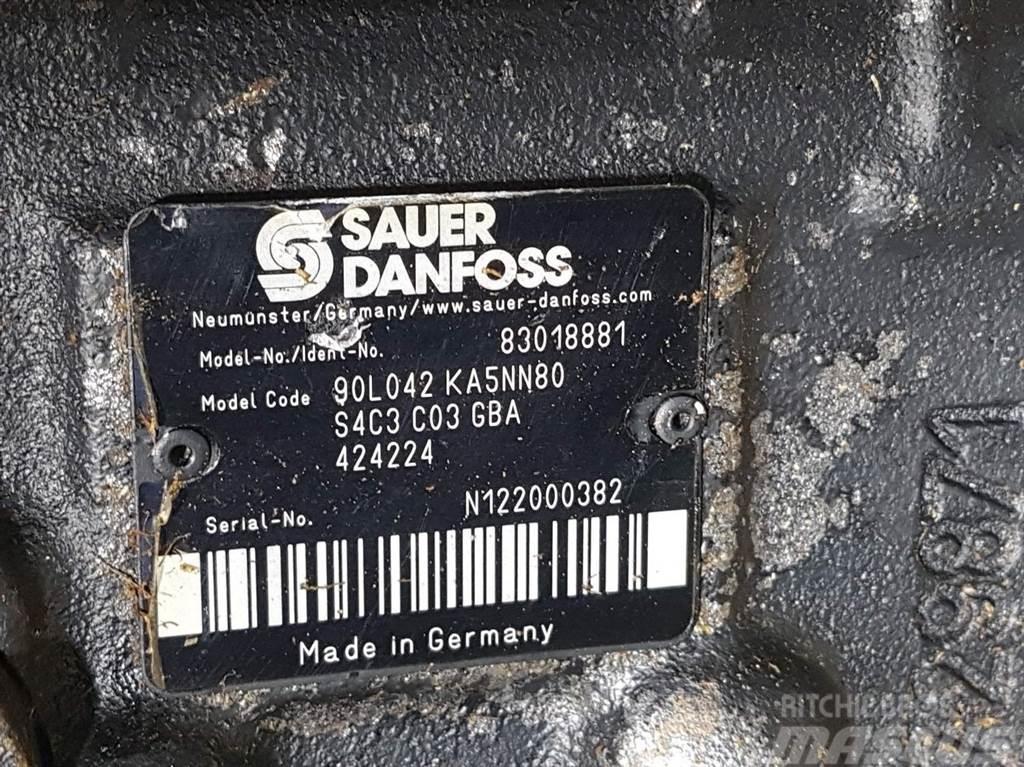 Sauer Danfoss 90L042KA5NN80S4C3-83018881-Drive pump/Fahrpumpe Hydraulikk