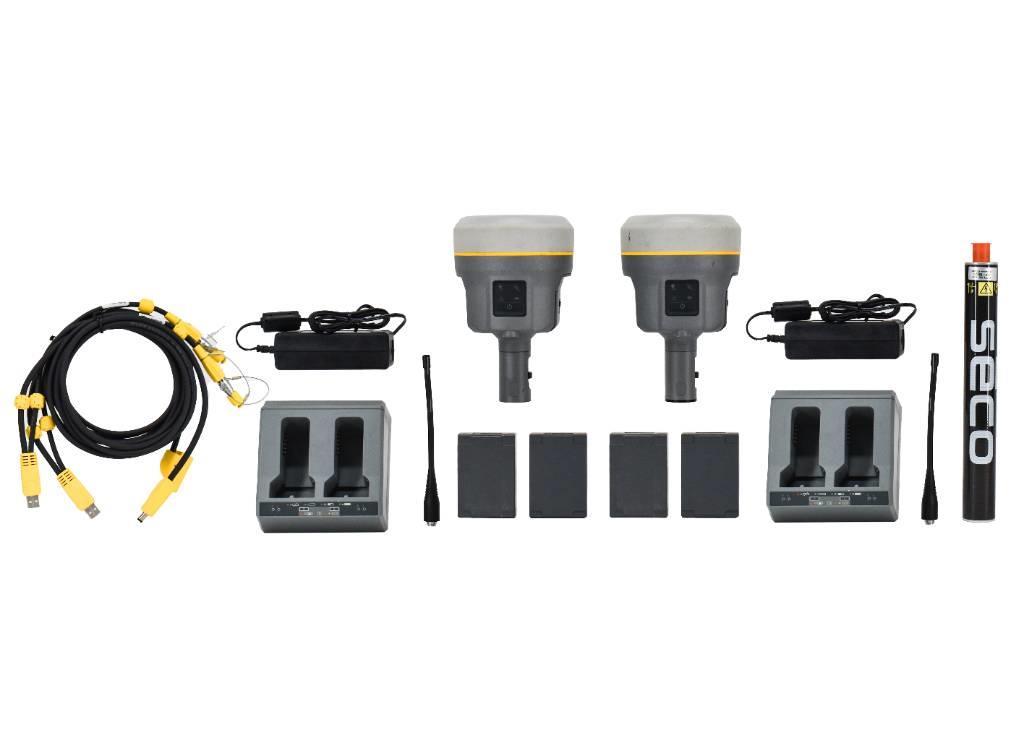 Trimble Dual R10 Model 2 GPS Base/Rover GNSS Receiver Kit Andre komponenter
