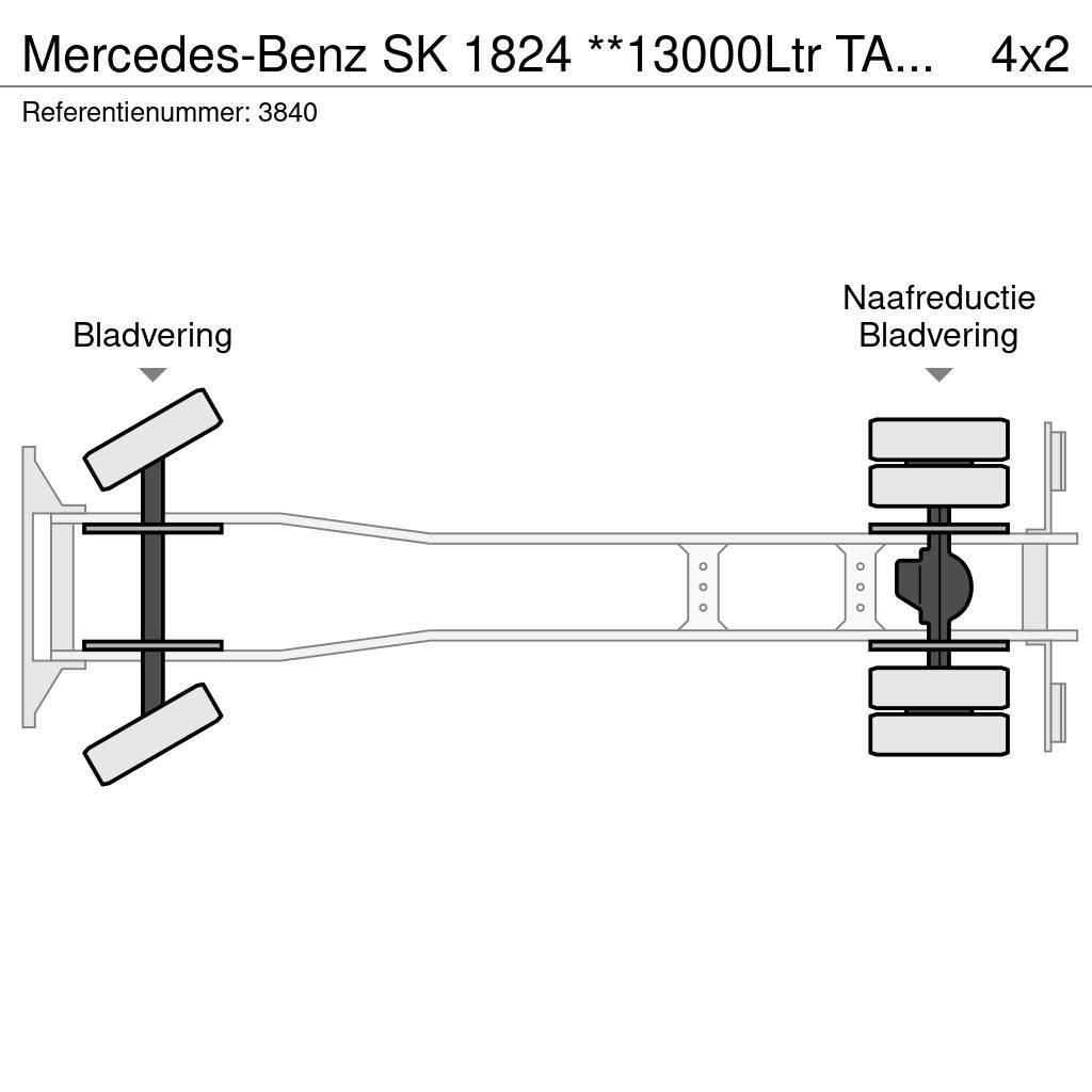 Mercedes-Benz SK 1824 **13000Ltr TANK-FULL STEEL**TOPSHAPE** Tankbiler
