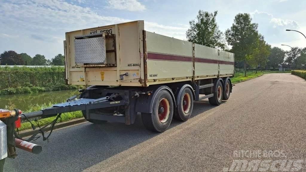 Kel-Berg NL kent | Kelberg 4 asser platte bak met aluminium Flatbed/Dropside trailers