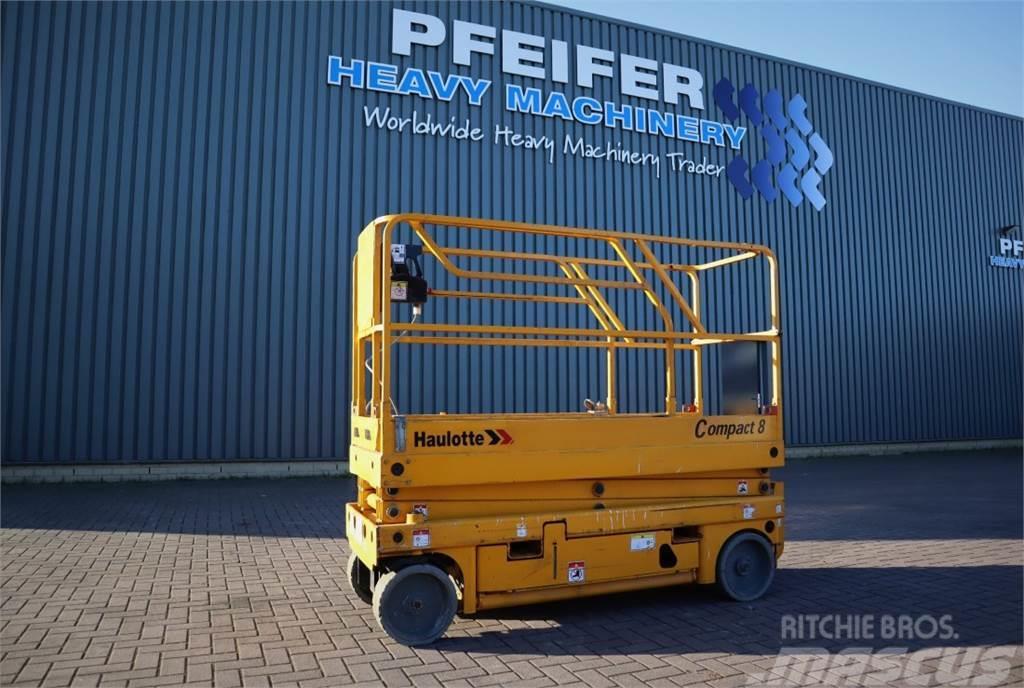 Haulotte COMPACT 8 Electric, 8.2m Working Height, 350kg Cap Sakselifter