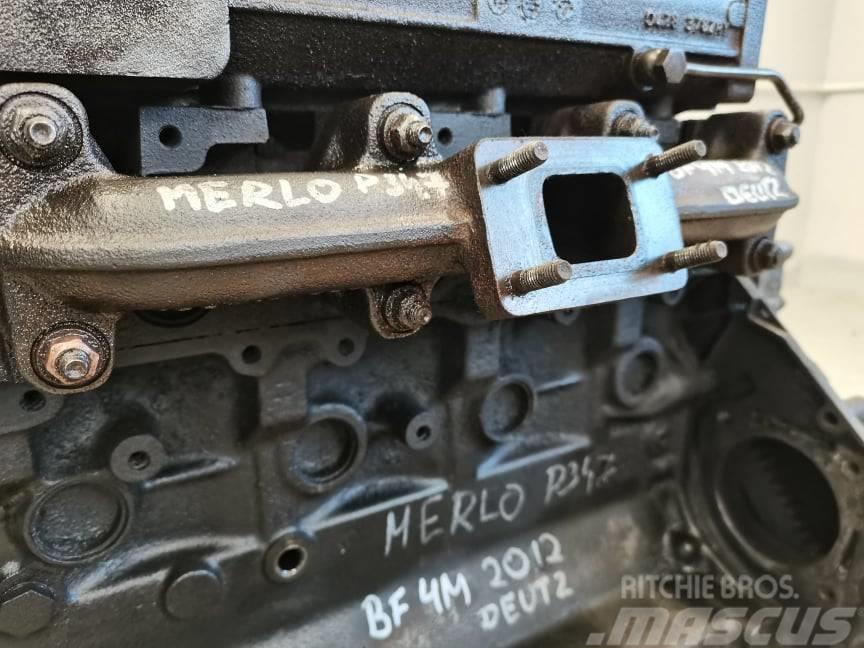 Merlo P 34.7 {Deutz BF4M 2012} exhaust manifold Motorer