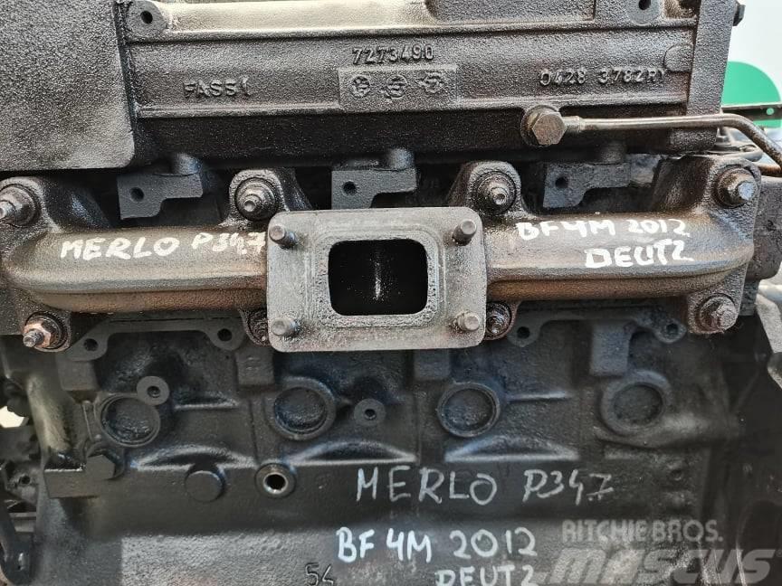 Merlo P 34.7 {Deutz BF4M 2012} exhaust manifold Motorer