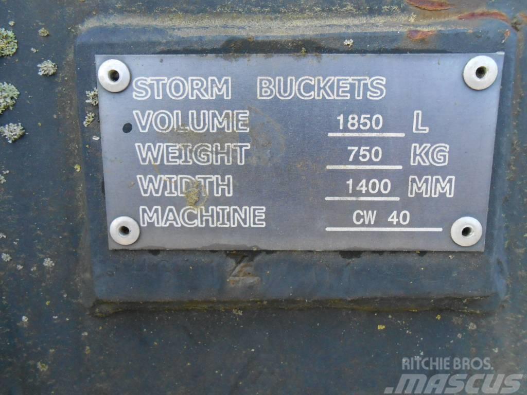  Storm GEBRUIKTE DIEPLEPEL CW40 1400mm Skuffer