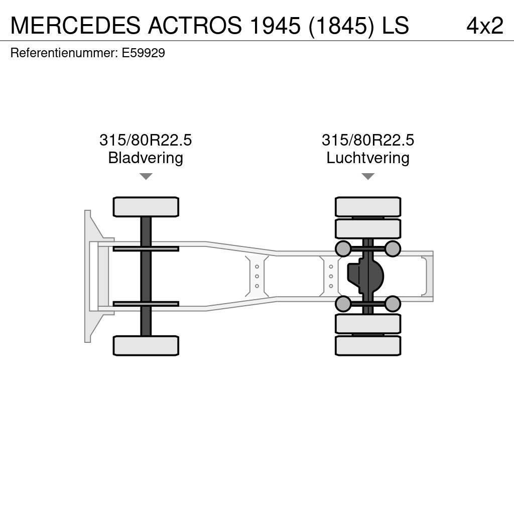 Mercedes-Benz ACTROS 1945 (1845) LS Trekkvogner