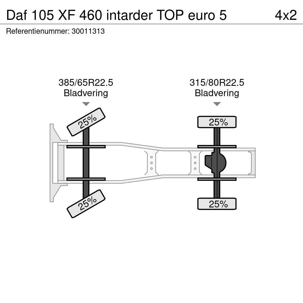 DAF 105 XF 460 intarder TOP euro 5 Trekkvogner