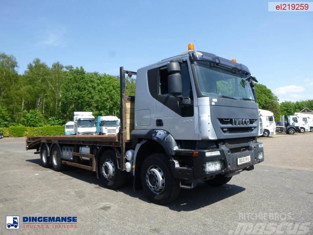 Iveco AT340T41 8x4 RHD chassis / platform Planbiler