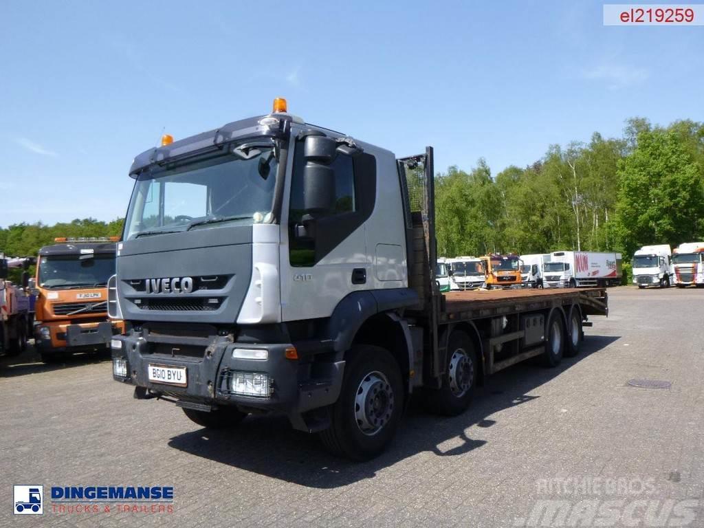 Iveco AT340T41 8x4 RHD chassis / platform Planbiler