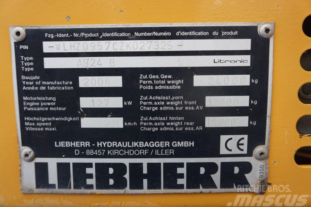 Liebherr A 924 B Litronic Gravemaskiner for avfallshåndtering