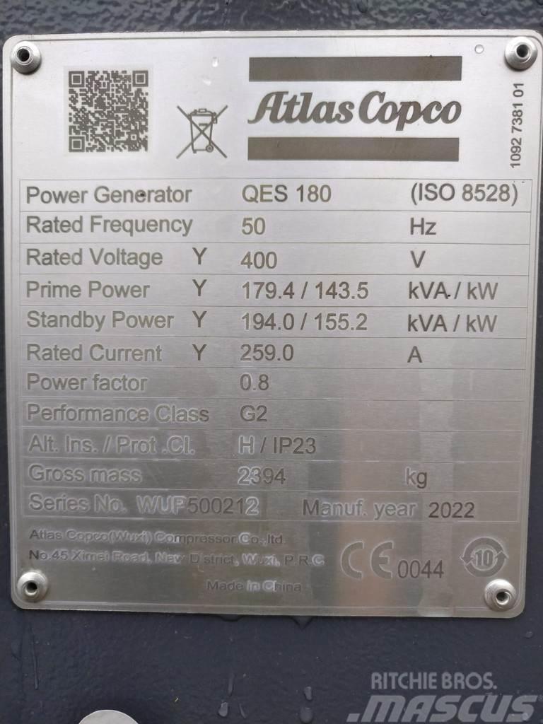 Atlas Copco QES 180 Diesel Generatorer