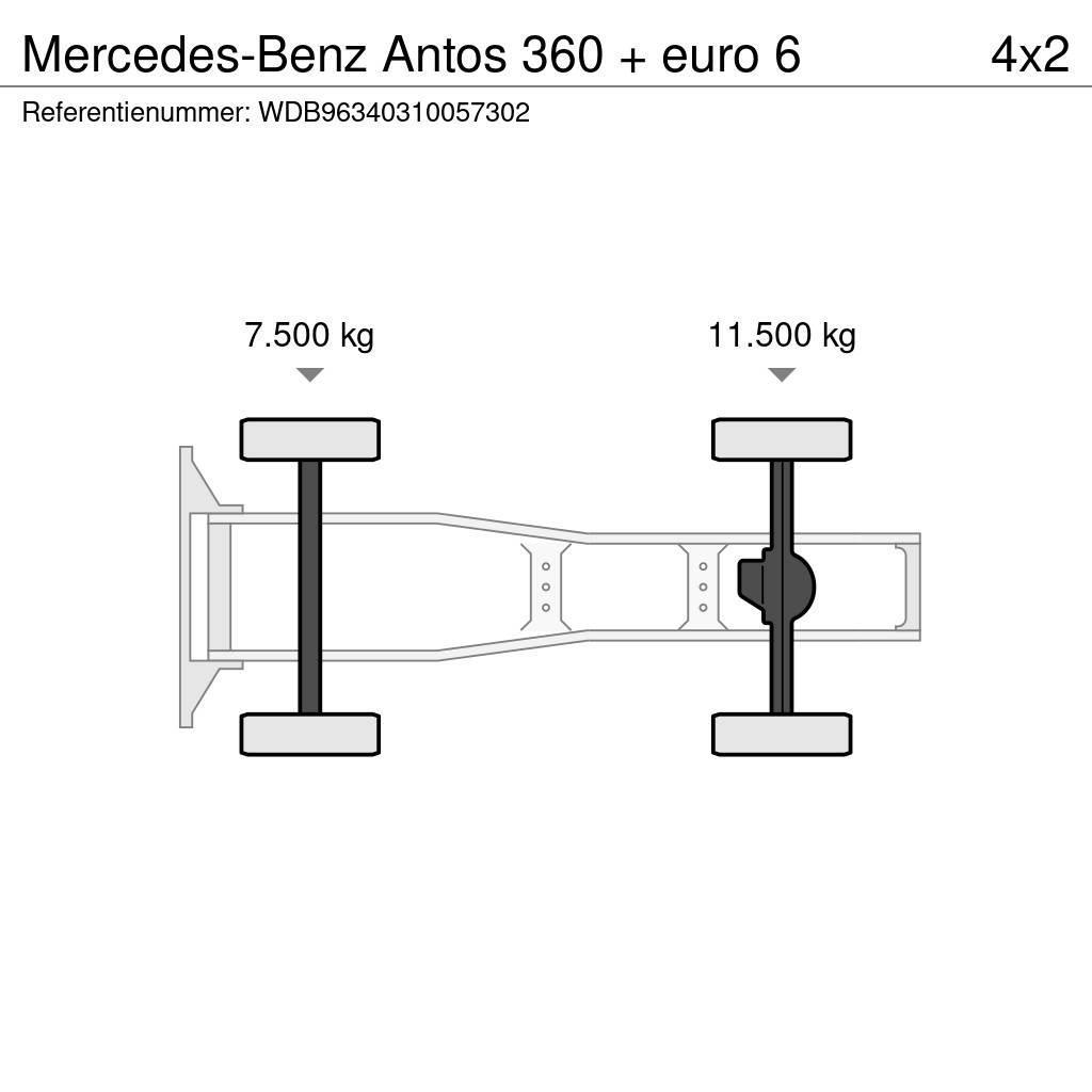 Mercedes-Benz Antos 360 + euro 6 Trekkvogner